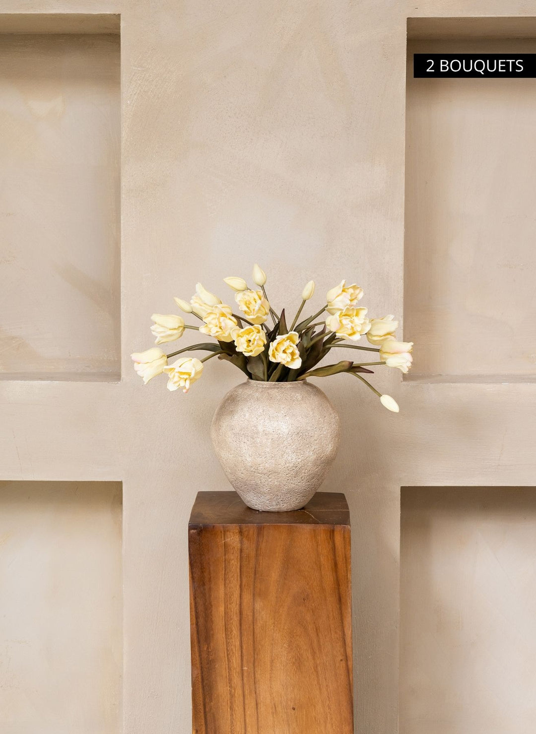 Tulipes Automne - Blanc