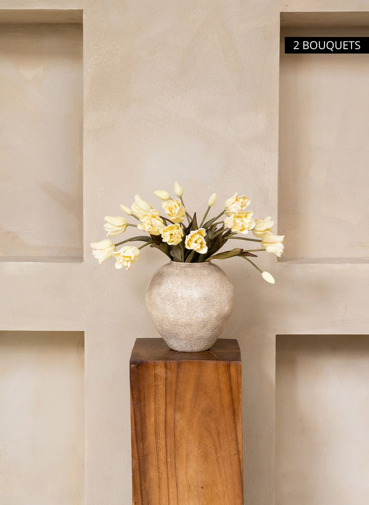 Tulipes Automne - Blanc