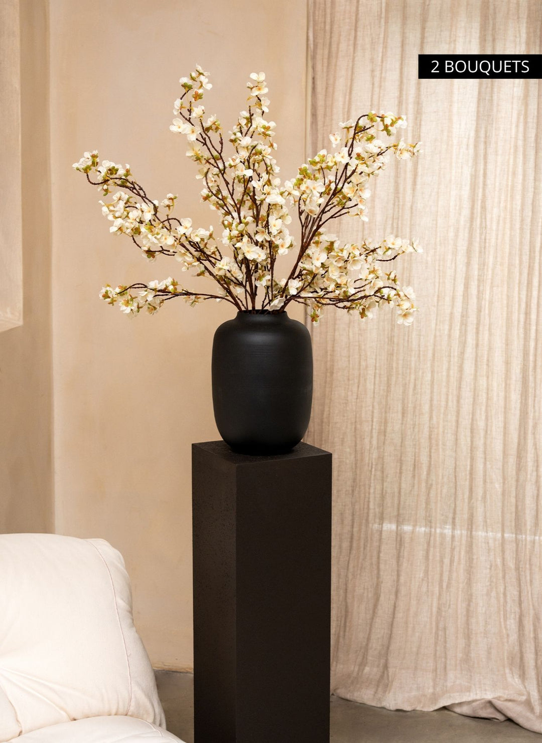 Fleur de Cerisier - Blanc (3 tiges)