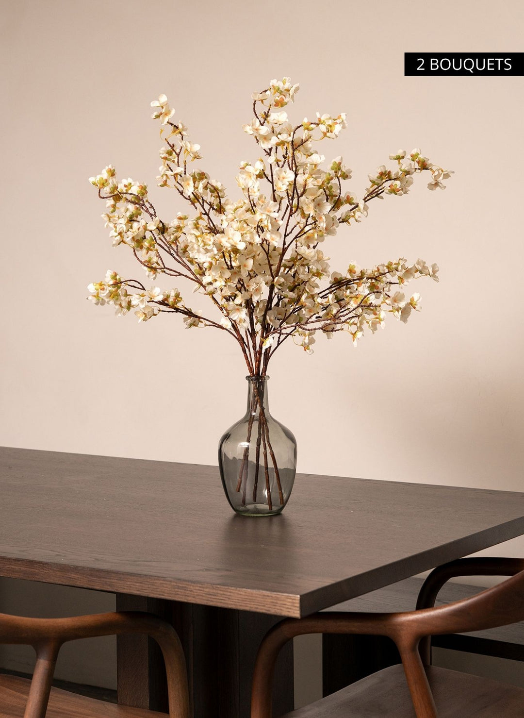 Fleur de Cerisier - Blanc (3 tiges)