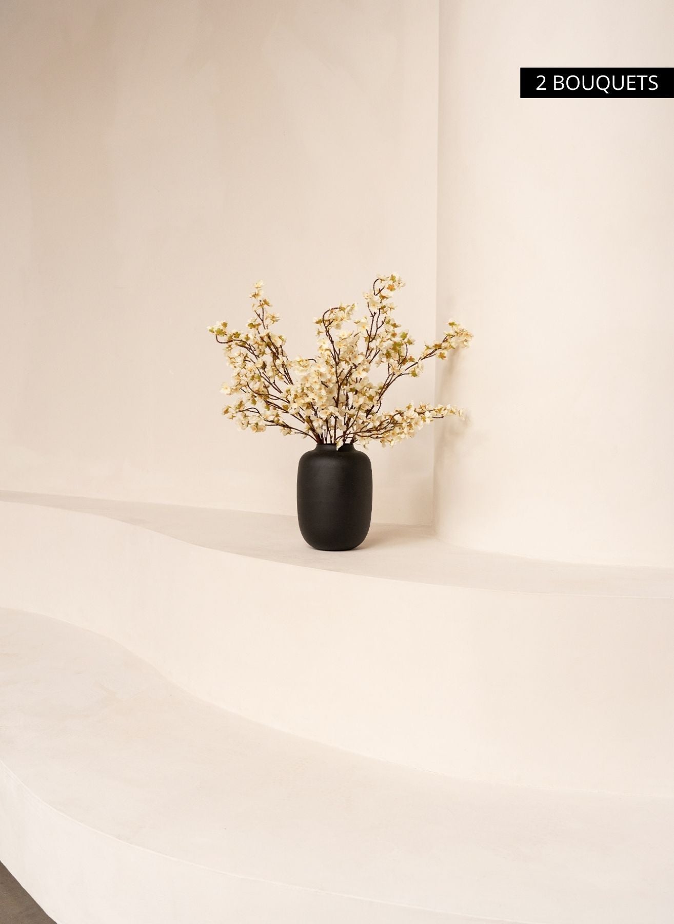 Fleur de Cerisier - Blanc (3 tiges)