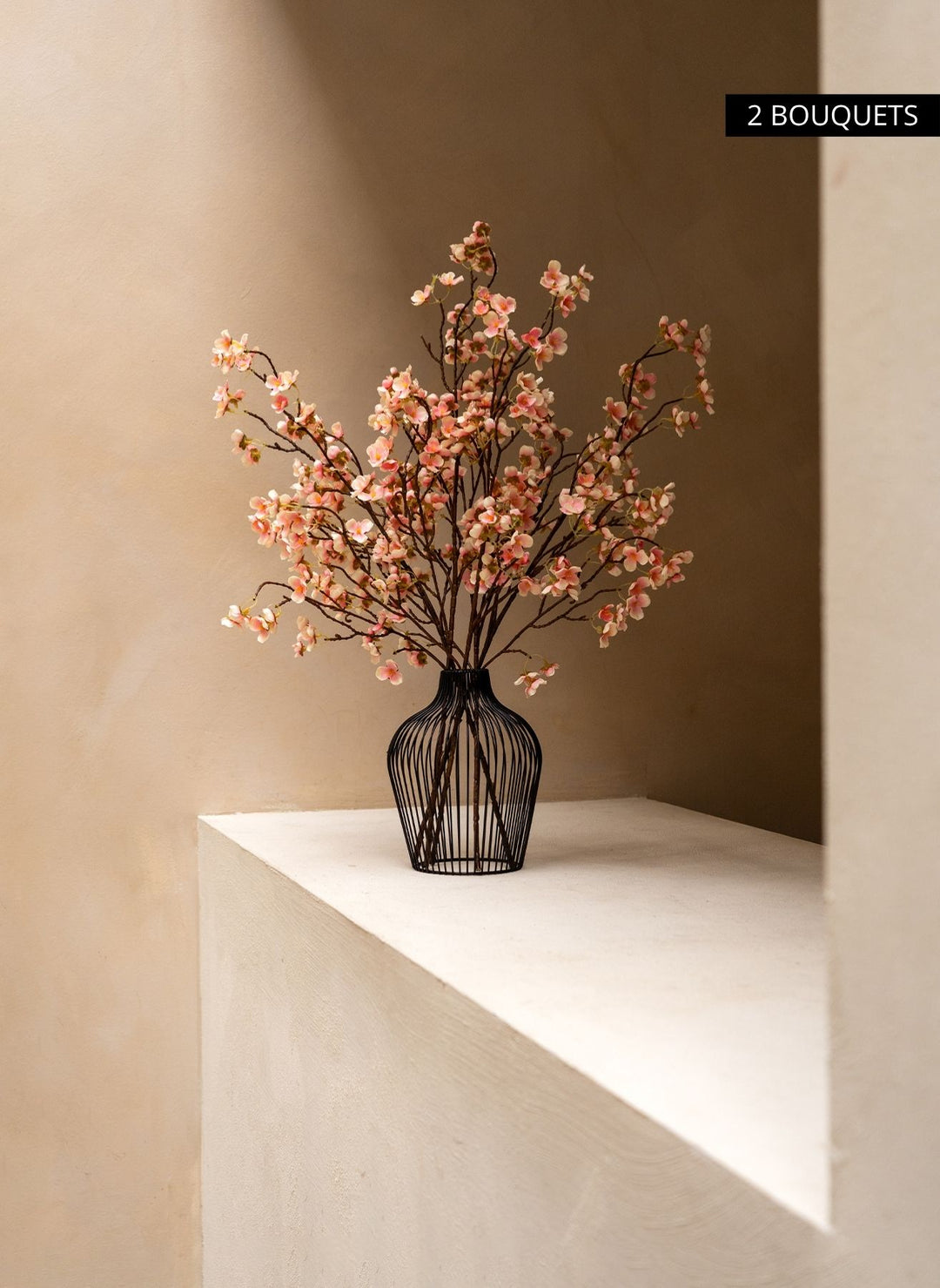 Fleur de Cerisier - Vieux rose (3 tiges)