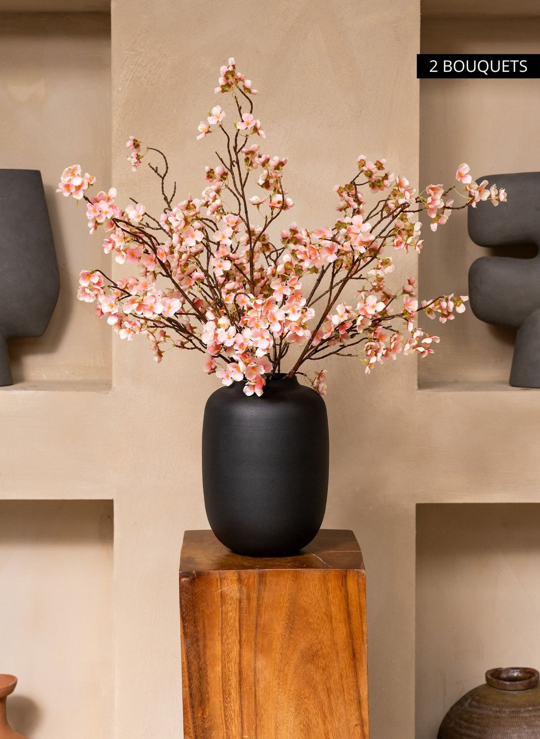 Fleur de Cerisier - Vieux rose (3 tiges)