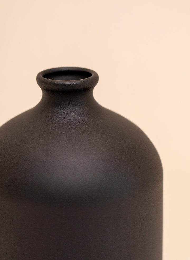 Royal vase - Noir mat