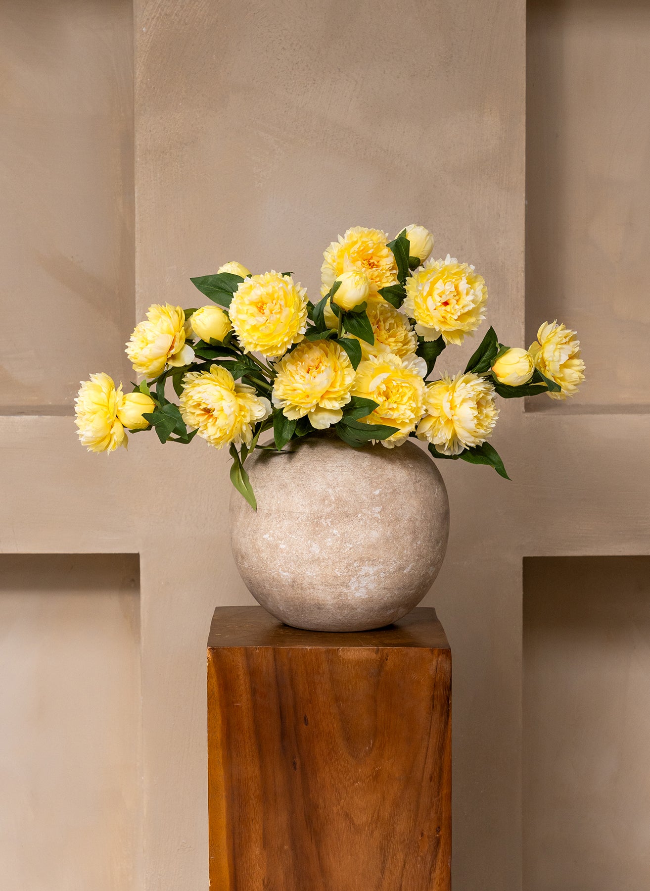 Pivoines - Jaune