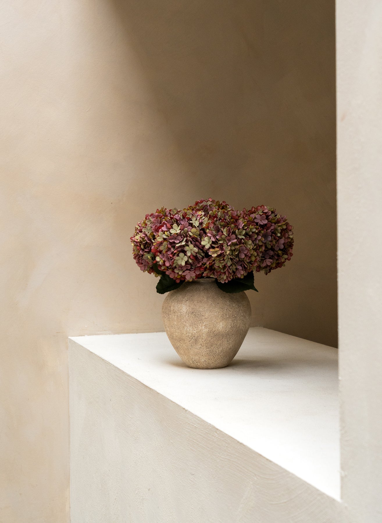 Grande Hortensia (5 tiges) - Mauve