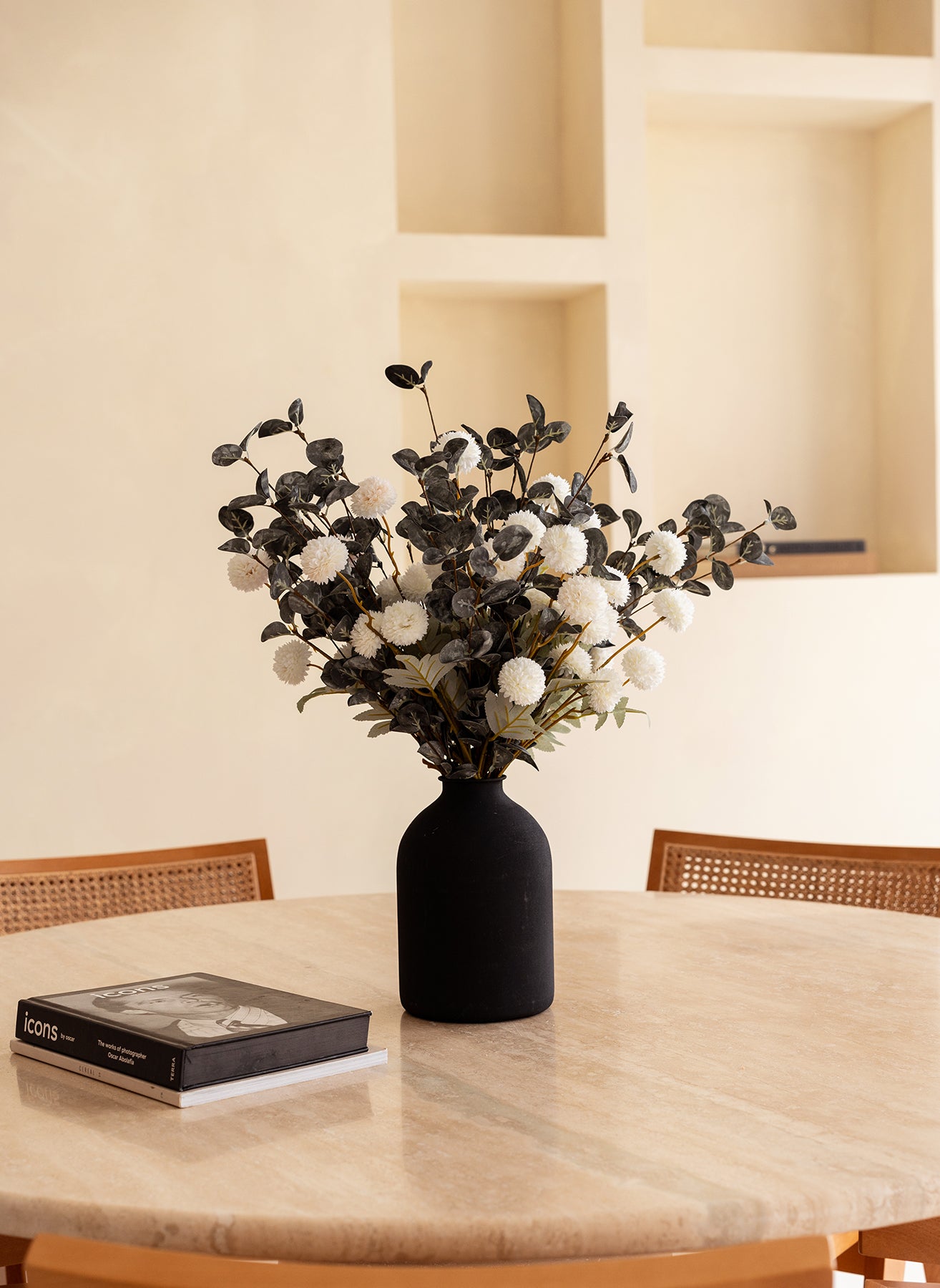 Bouquet composé - Vert & Blanc