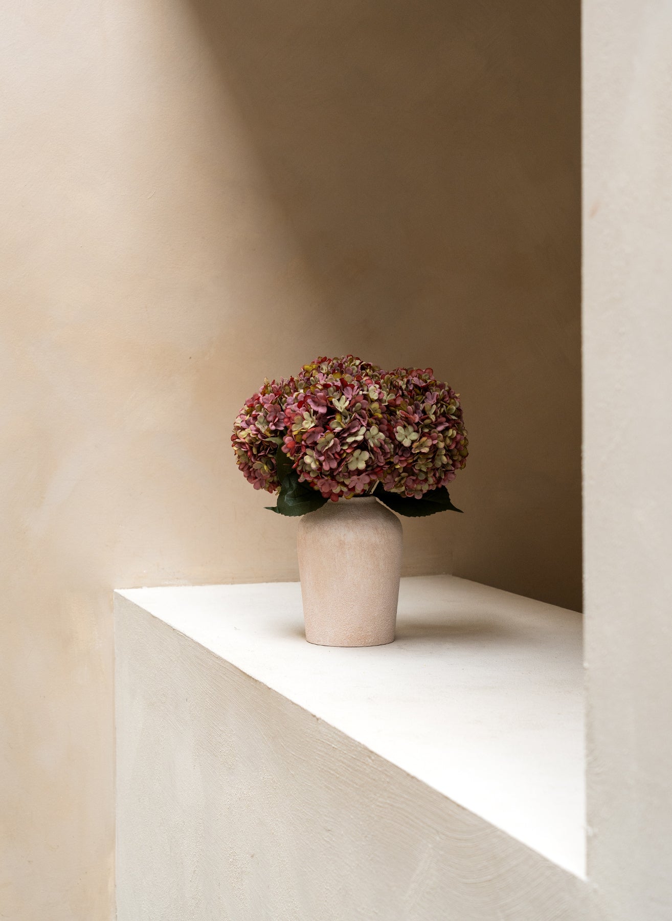 Grande Hortensia (5 tiges) - Mauve