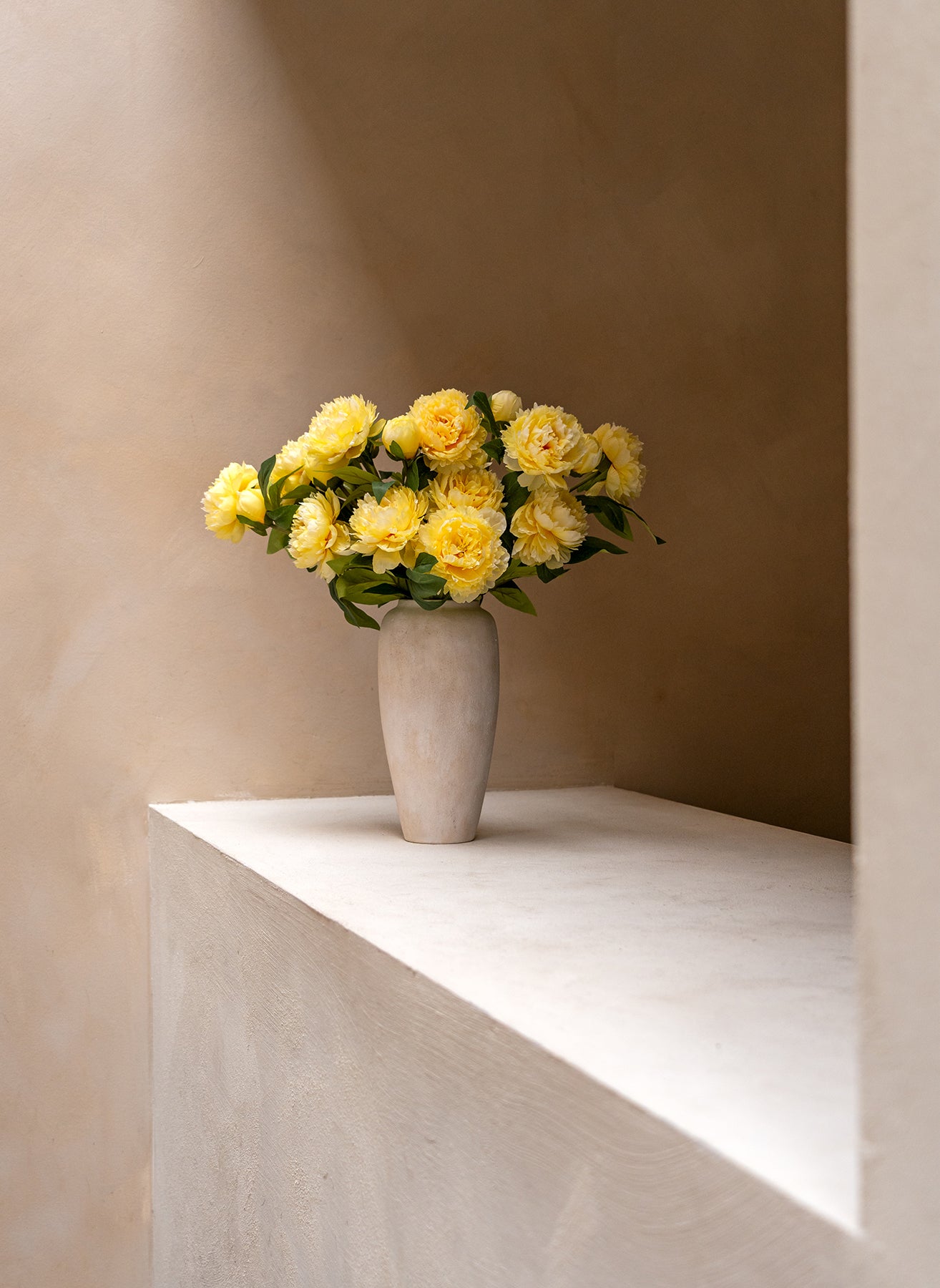 Pivoines - Jaune