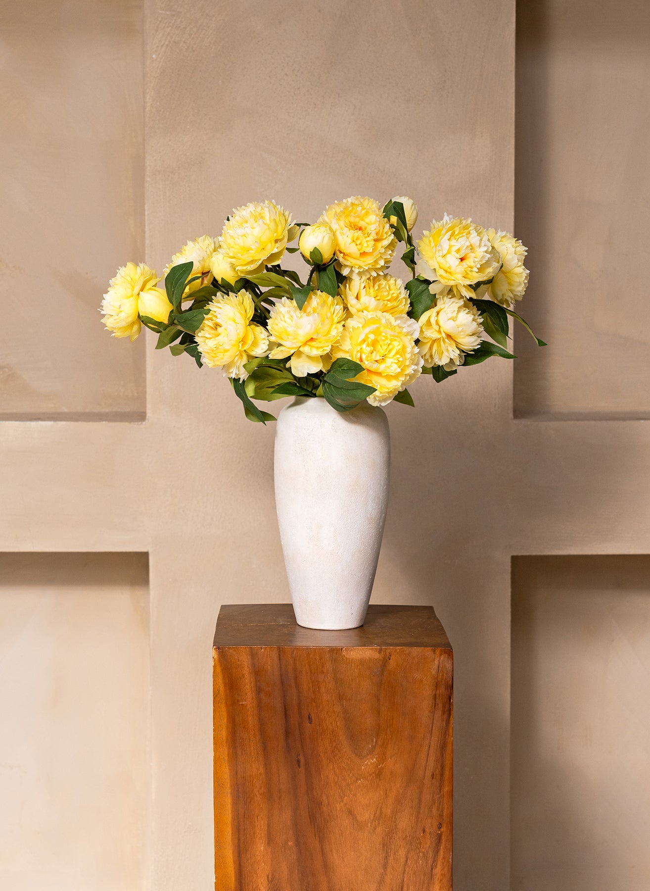 Pivoines - Jaune