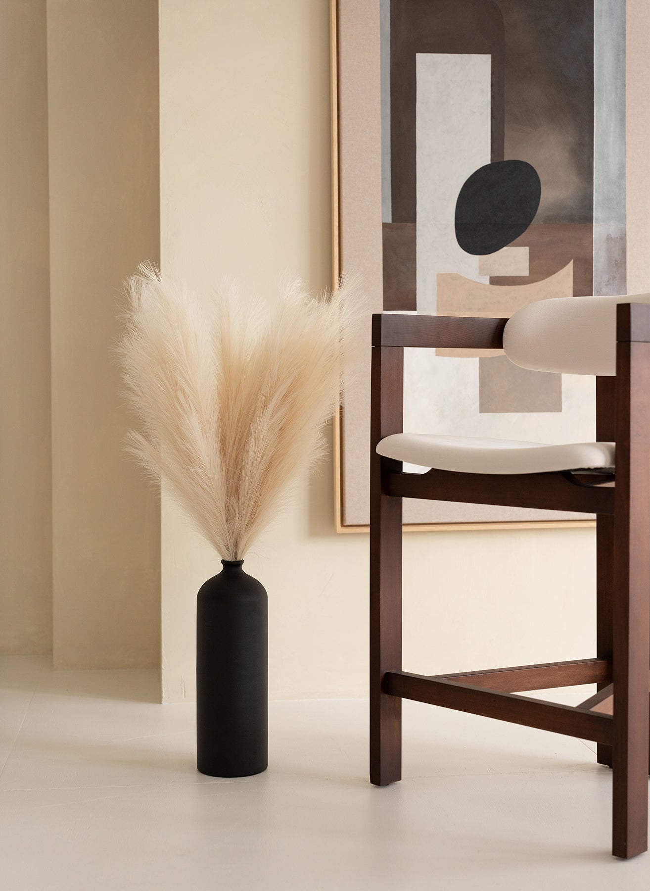 Pampas 110cm (3 tiges)- Beige