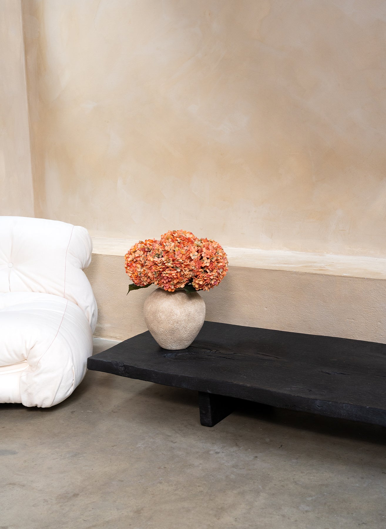 Grande Hortensia (5 tiges) - Orange