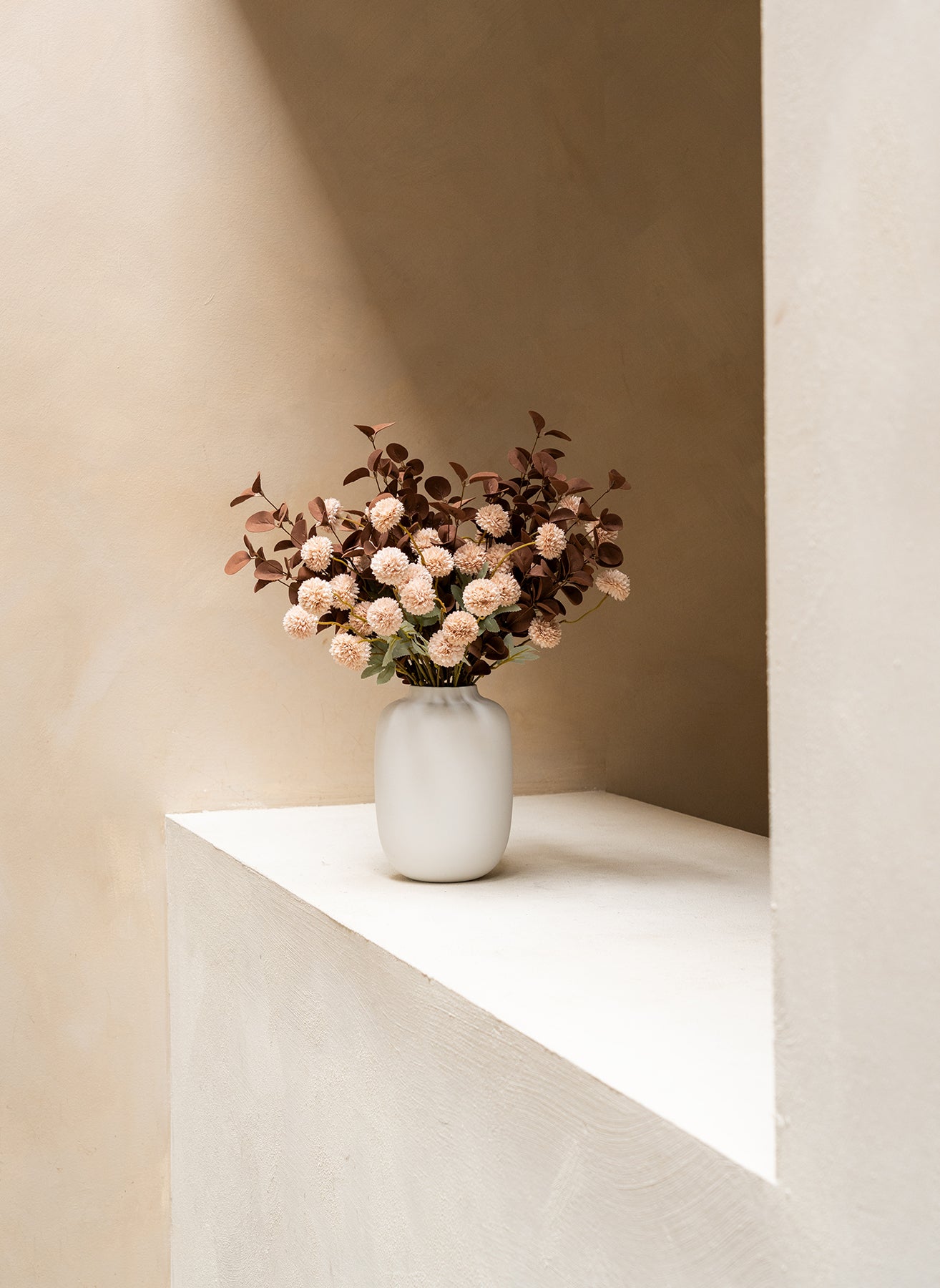 Bouquet composé - Crème