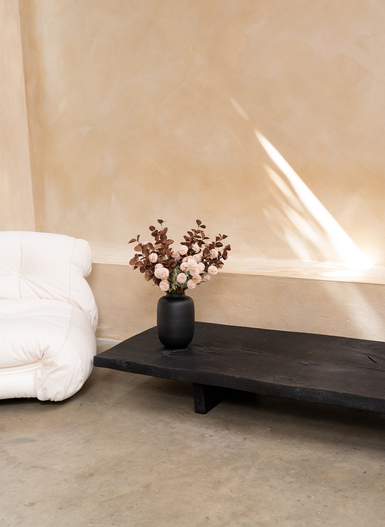 Bouquet composé - Crème