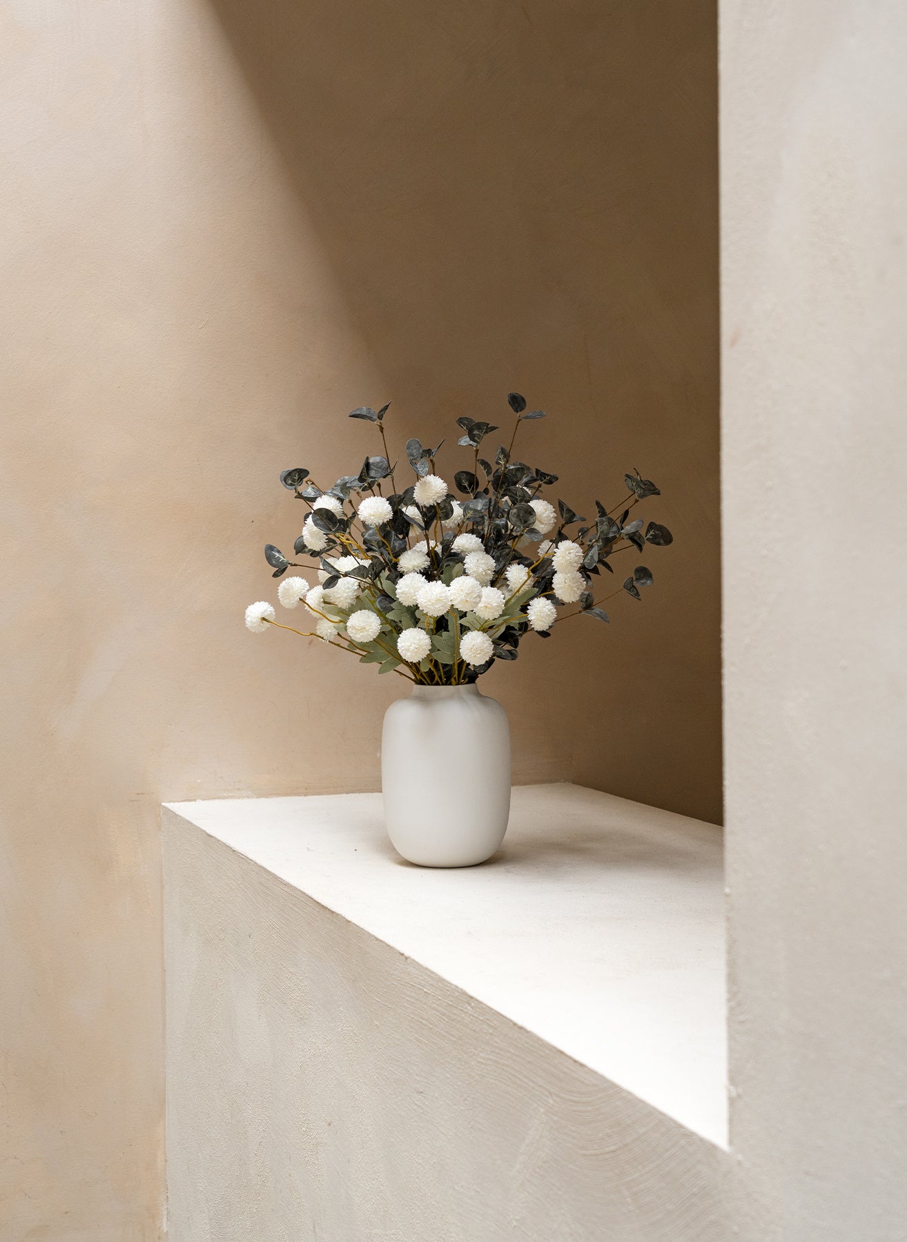 Bouquet composé - Vert & Blanc