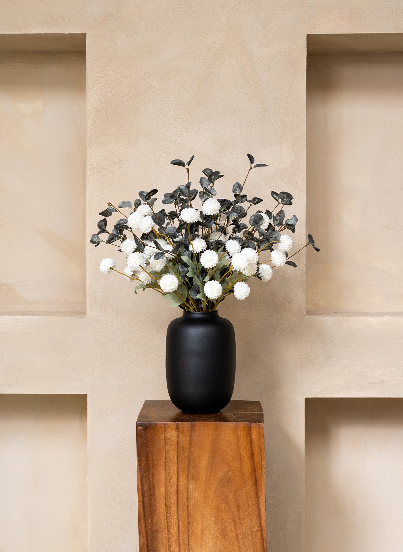 Bouquet composé - Vert & Blanc