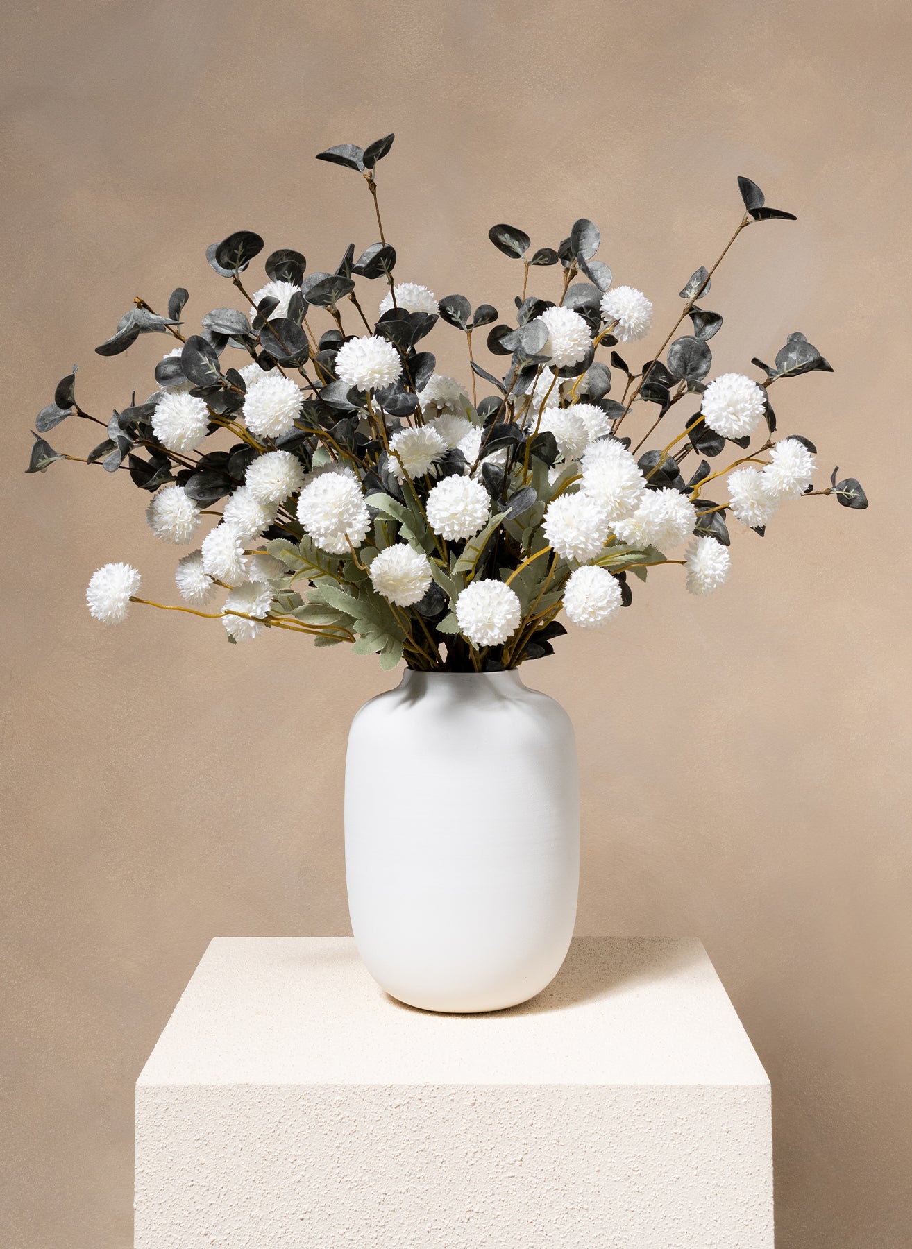 Bouquet composé - Vert & Blanc