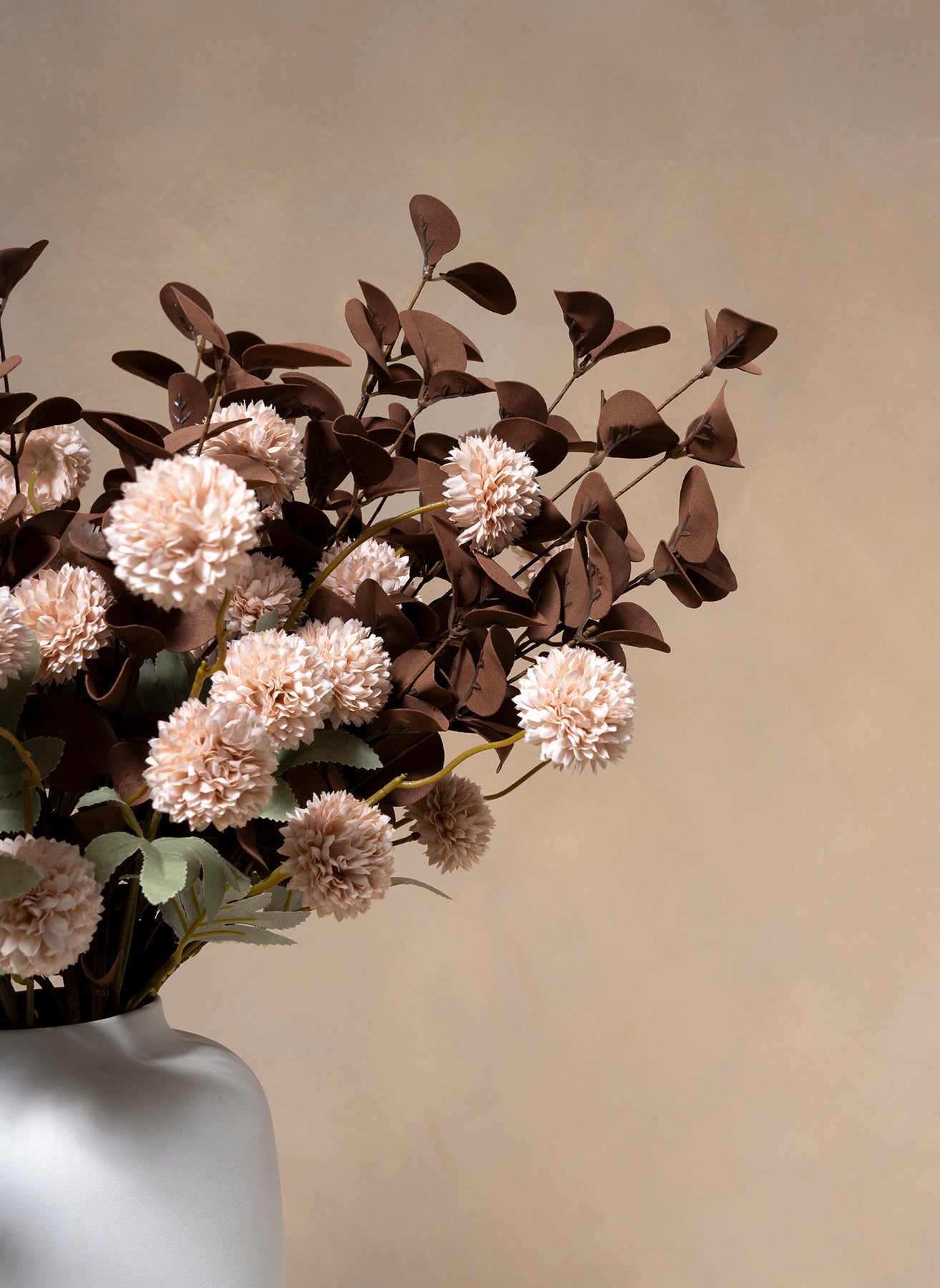 Bouquet composé - Crème