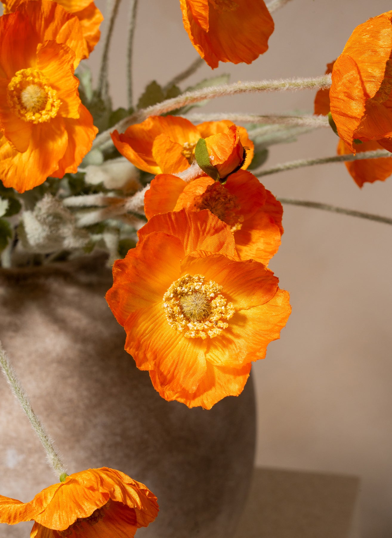 Coquelicots - Orange clair (10 tiges)