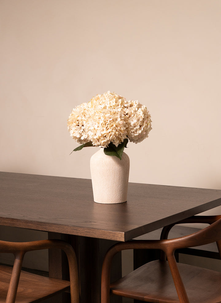 Grande Hortensia (5 tiges) - Crème