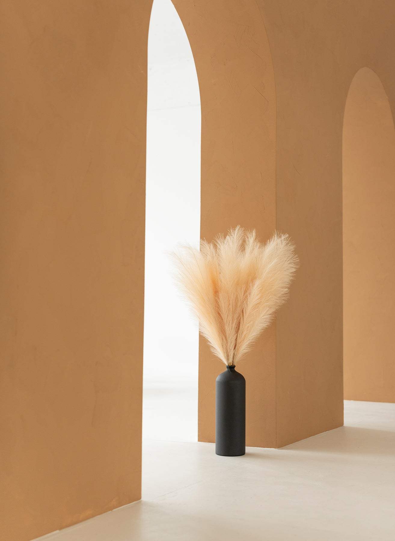 Pampas 110cm (3 tiges)- Crème