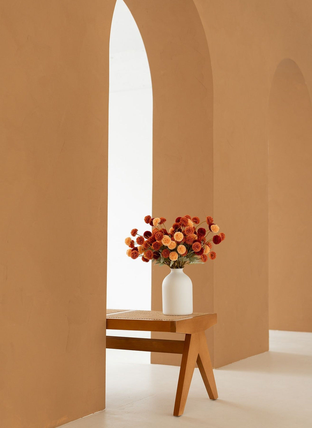 Fleurs de Kiku - Mélange (20 tiges/ 100 pompons)