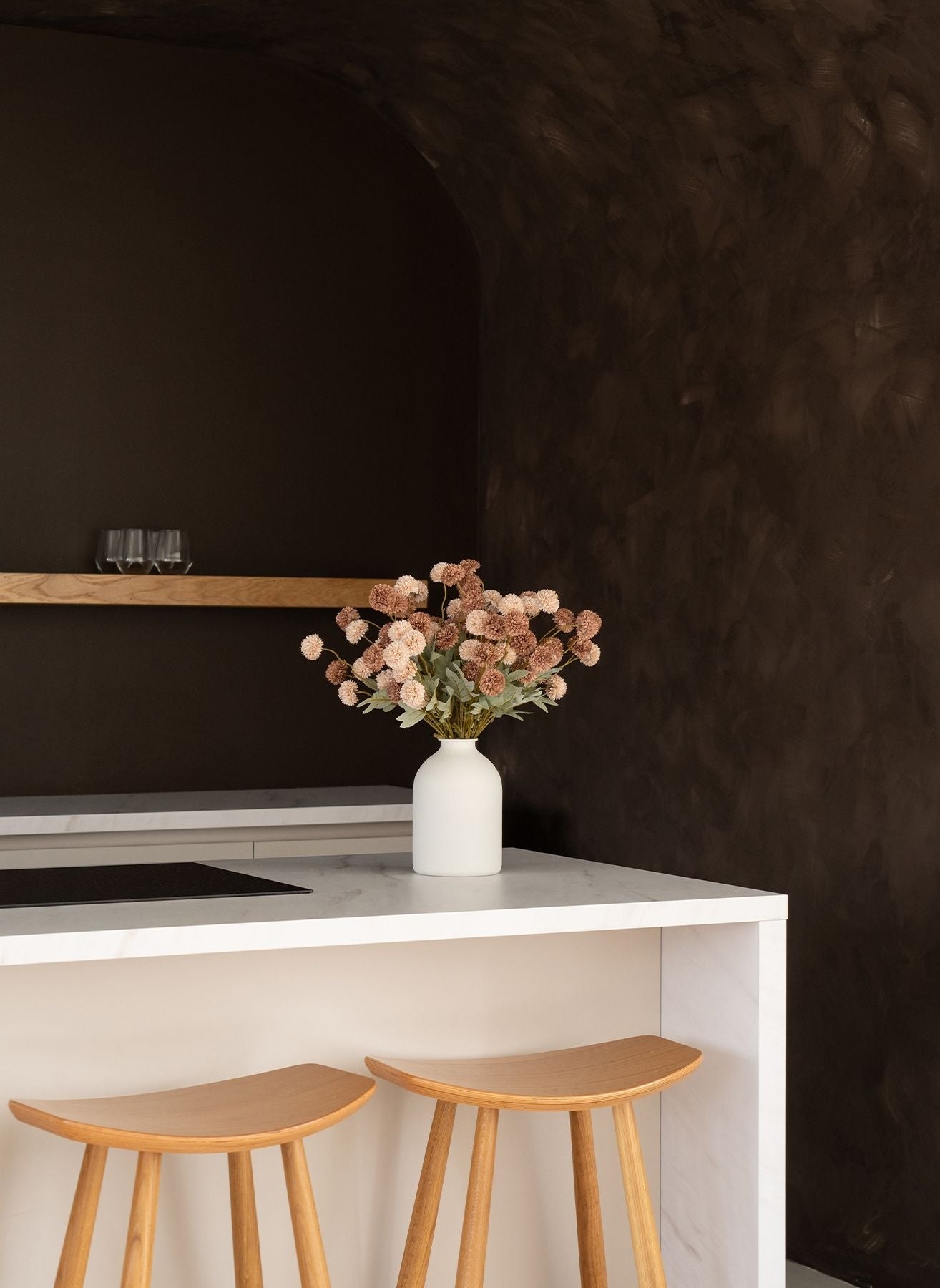 Fleurs de Kiku - Mélange Crème (20 tiges/ 100 pompons)