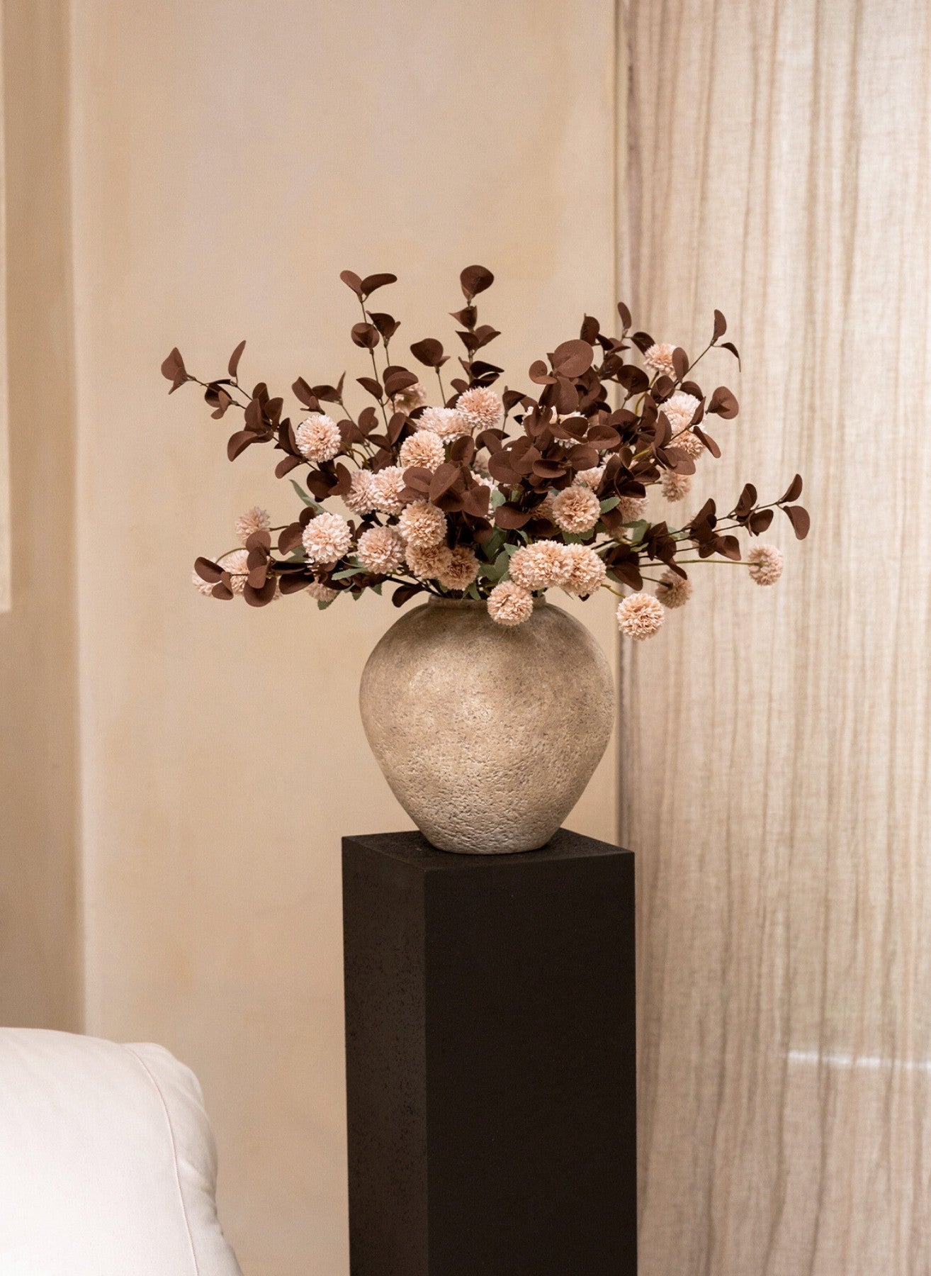 Bouquet composé - Crème