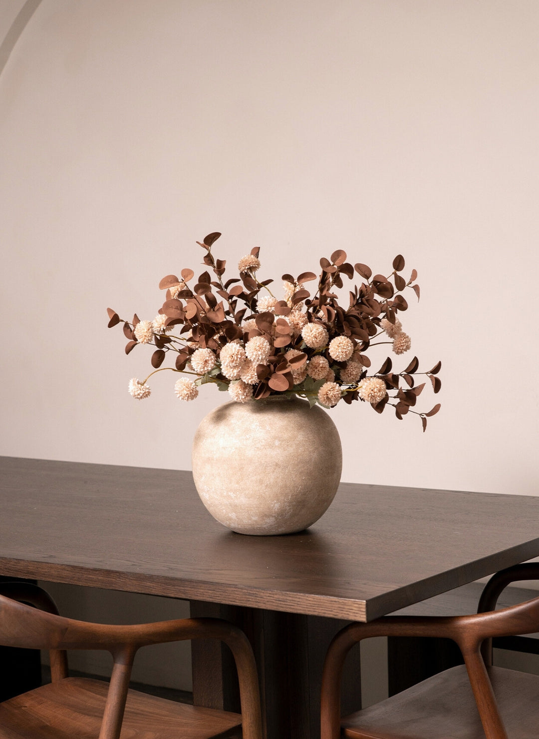 Bouquet composé - Crème