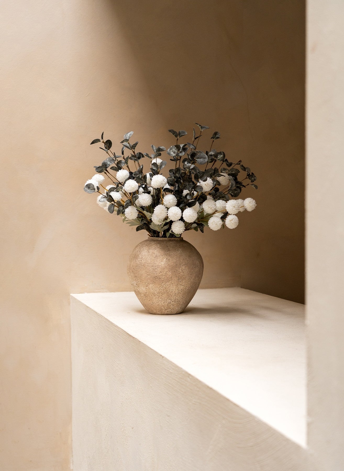 Bouquet composé - Vert & Blanc