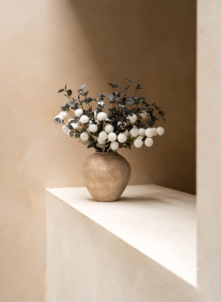 Bouquet composé - Vert & Blanc