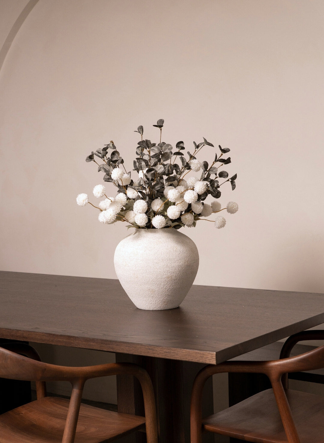 Bouquet composé - Vert & Blanc