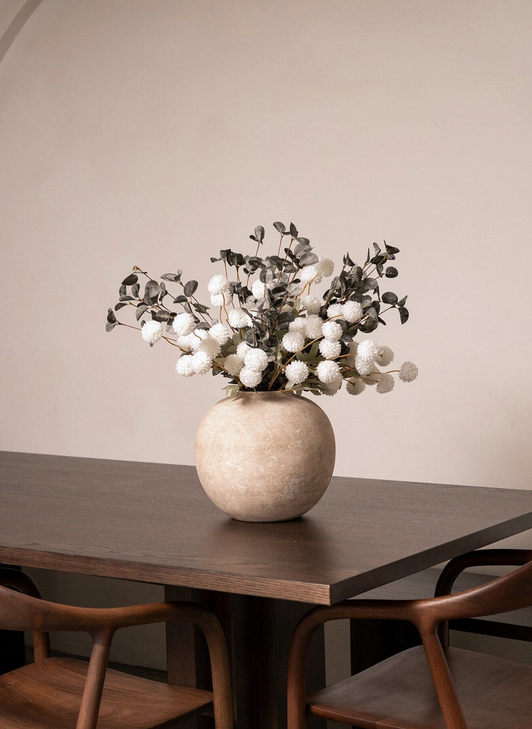 Bouquet composé - Vert & Blanc