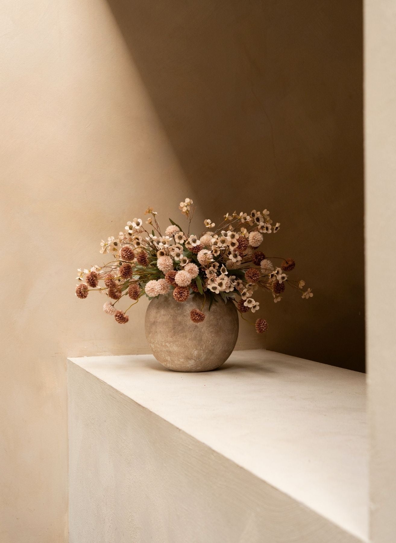 Bouquet de Cire - Mélange crème