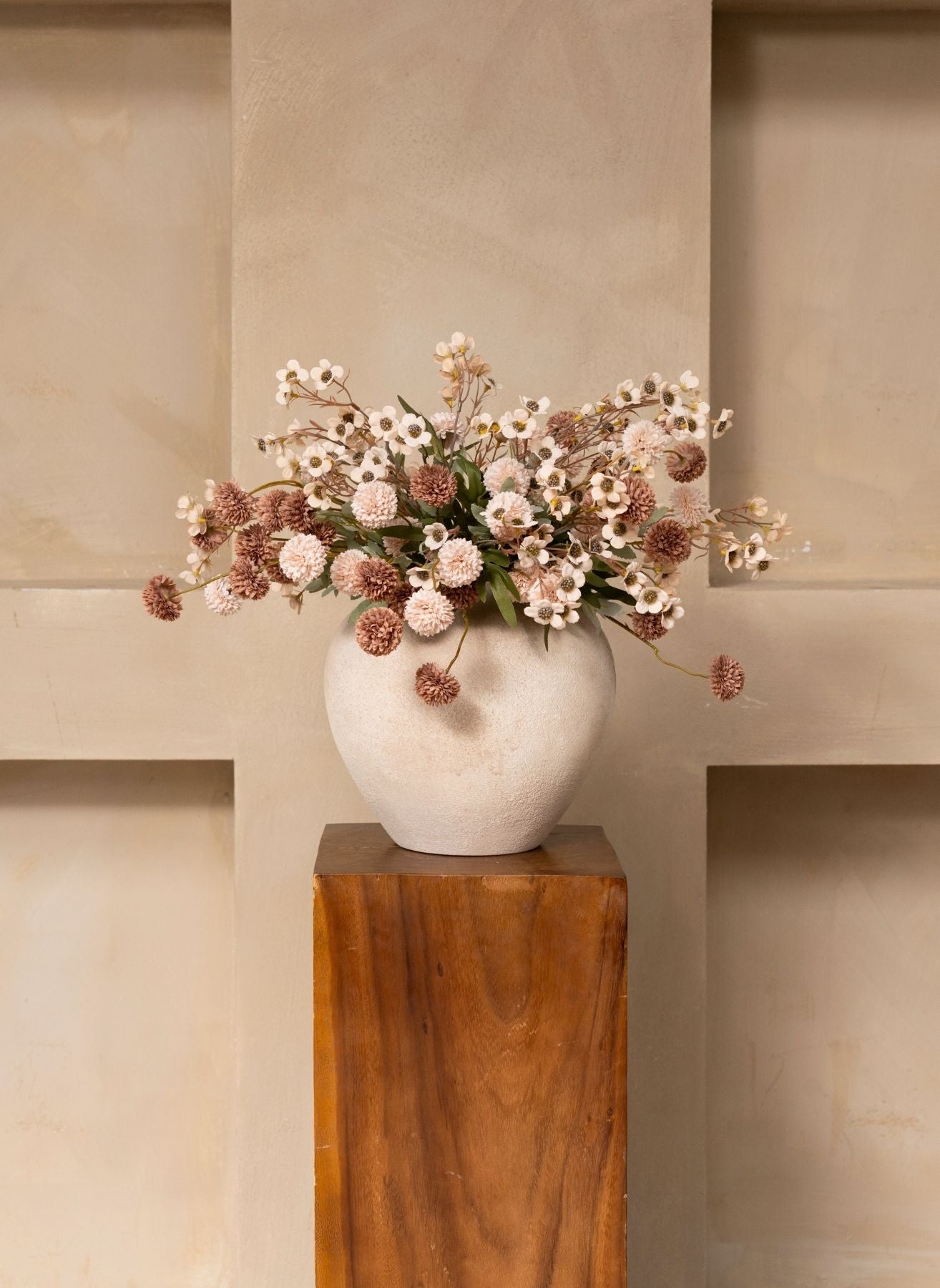 Bouquet de Cire - Mélange crème