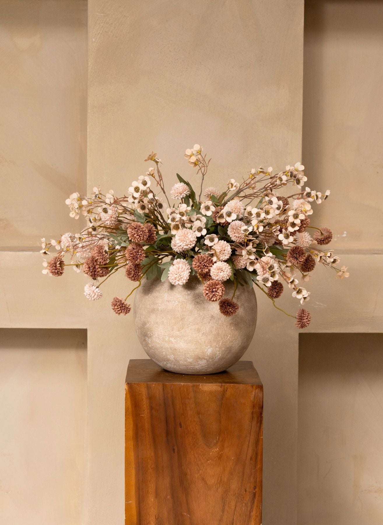 Bouquet de Cire - Mélange crème