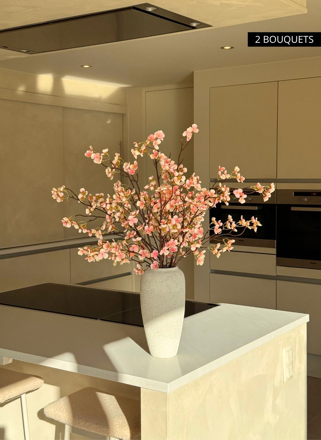 Fleur de Cerisier - Vieux rose (3 tiges)