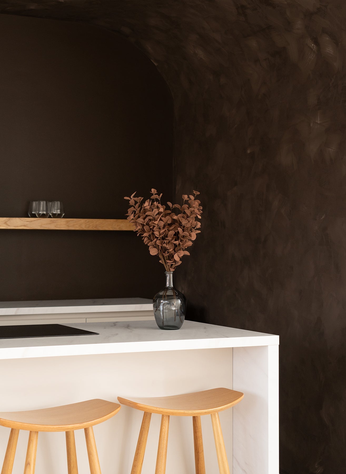 Eucalyptus - Brun (5 tiges)