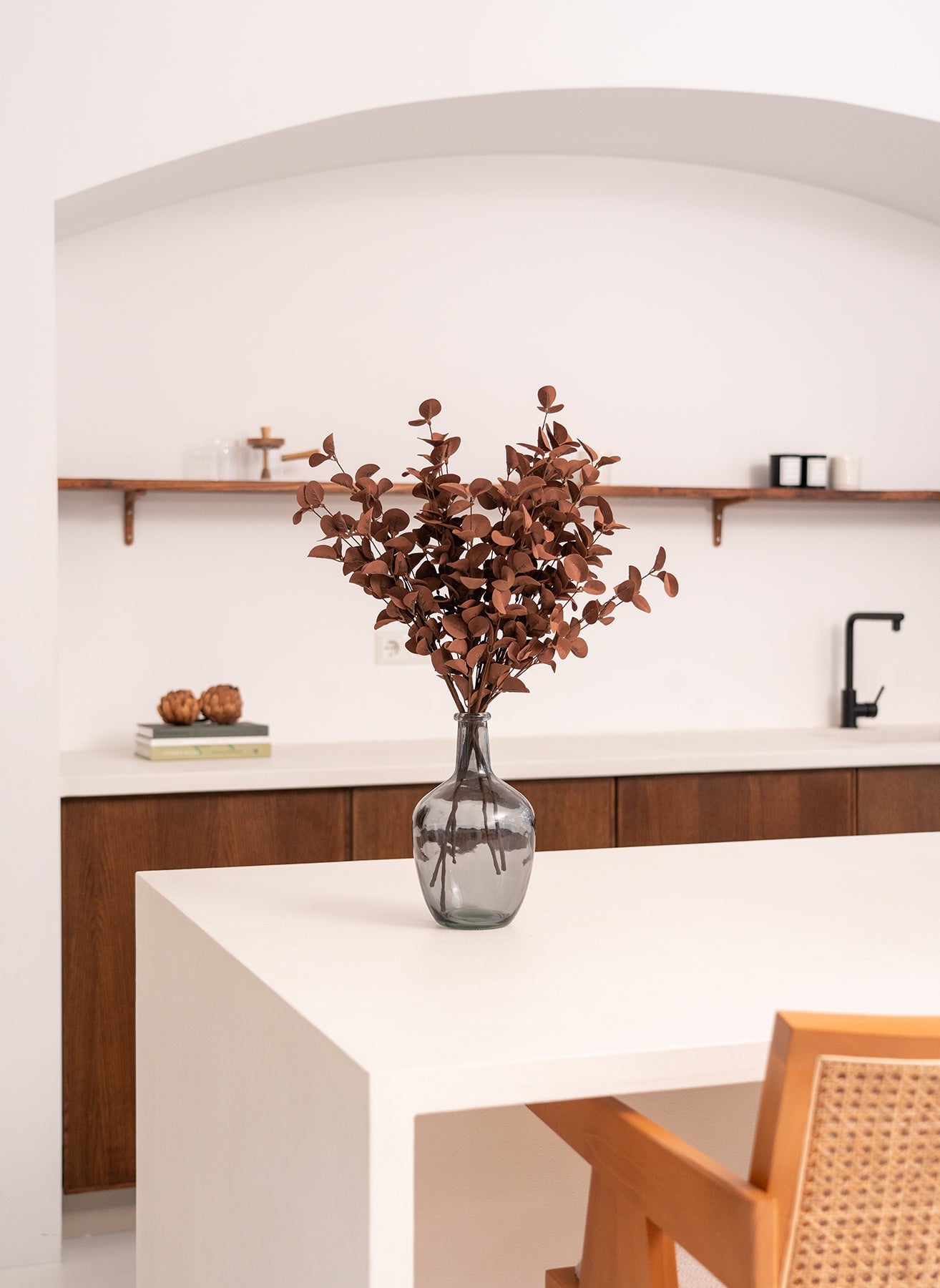 Eucalyptus - Brun (5 tiges)