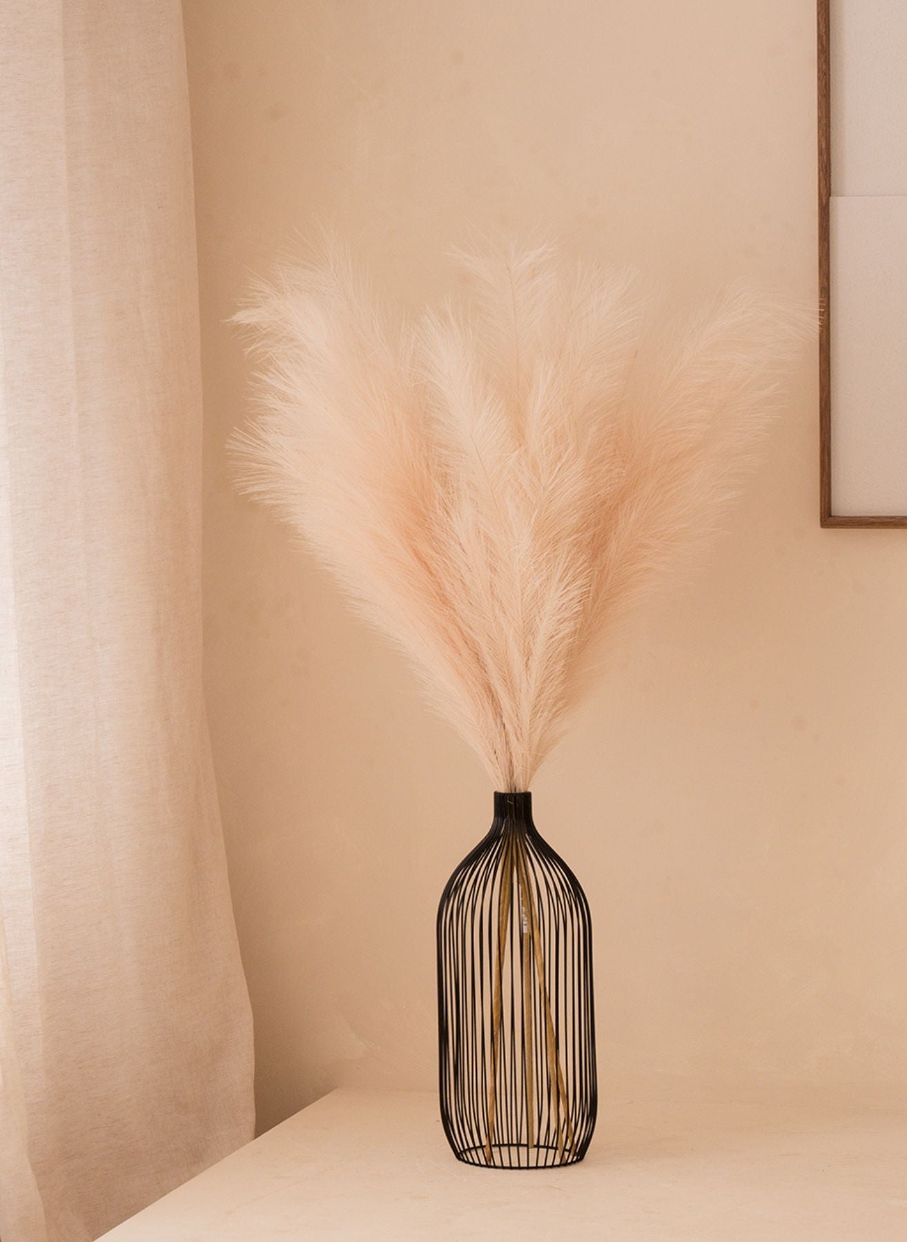 Pampas 110cm (3 tiges)- Crème