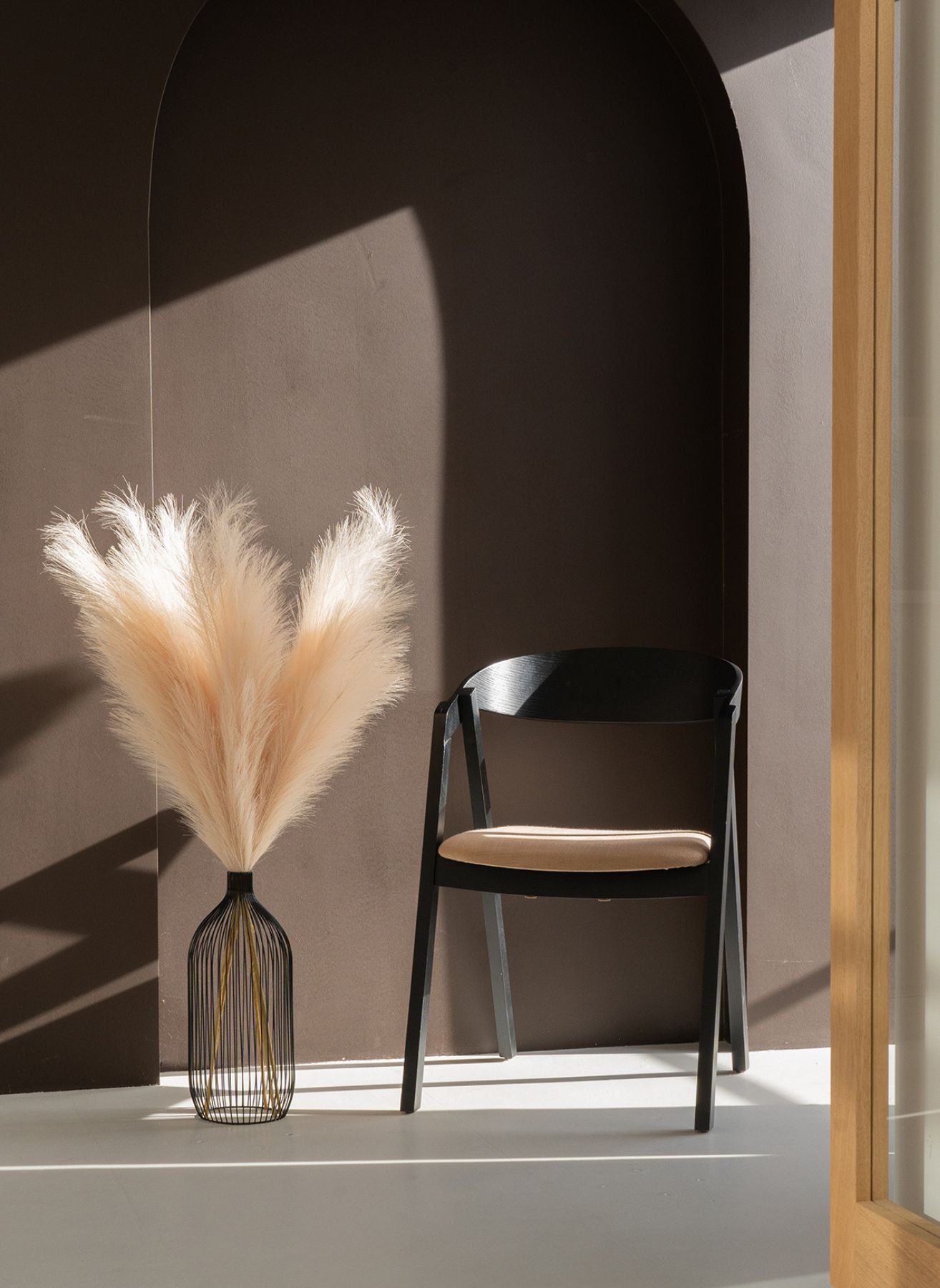 Pampas 110cm (3 tiges)- Crème